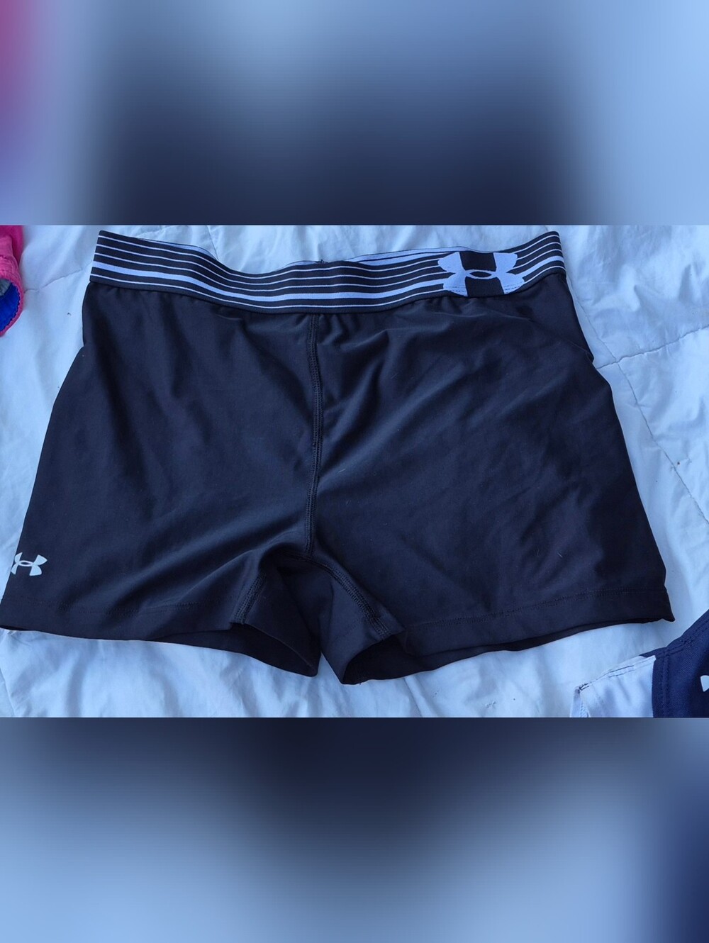 Under Armour Black Athletic Compression Shorts Bundle